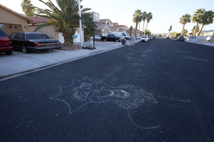 Single family housing near E. Sahara and S. Eastern Avenues, Las Vegas, Nevada: digital photograph