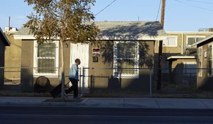 Church on D Street in the Historic Westside neighborhood, Las Vegas, Nevada: digital photograph