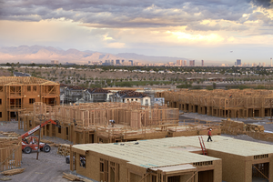 Cornerstone multifamily development under construction, Henderson, Nevada: digital photograph