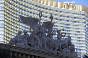 Monte Carlo artwork, Las Vegas, Nevada: digital photograph