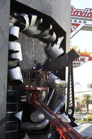 Harley Davidson Cafe signage removed, Las Vegas, Nevada: digital photograph
