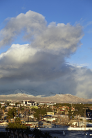 Snow on the Spring Mountains, Las Vegas, Nevada: digital photograph