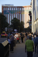 Tourist on Las Vegas Boulevard, Las Vegas, Nevada: digital photograph