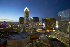 CityCenter, Veer Towers, The Cosmopolitan and The Rio All-Suites, Las Vegas, Nevada: digital photograph