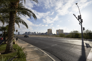 Las Vegas Stadium site pre-construction, Las Vegas, Nevada: digital photograph