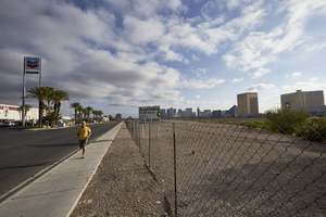 Las Vegas Stadium site pre-construction, Las Vegas, Nevada: digital photograph
