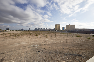 Las Vegas Stadium site pre-construction, Las Vegas, Nevada: digital photograph