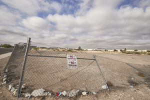Las Vegas Stadium site pre-construction, Las Vegas, Nevada: digital photograph