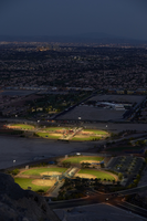 Majestic Park after sunset from the top of Lone Mountain, Las Vegas, Nevada: digital photograph