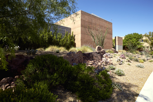 Cavu cusom home exterior in day, Las Vegas, Nevada: digital photograph