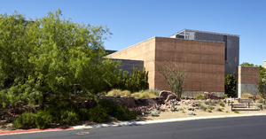 Cavu cusom home exterior in day, Las Vegas, Nevada: digital photograph