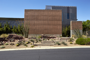 Cavu cusom home exterior in day, Las Vegas, Nevada: digital photograph
