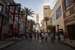 Tourists at The Link, Las Vegas, Nevada: digital photograph