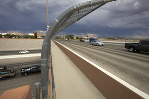 Traffic on West Sahara Avenue, Las Vegas, Nevada: digital photograph