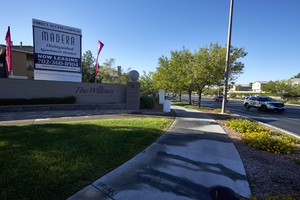 Willow Villages of Summerlin marquee looking south, Las Vegas, Nevada: digital photograph