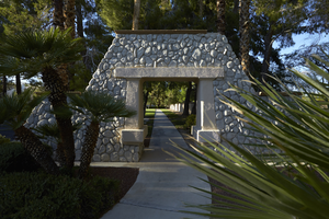 Peccole Ranch walkways, Las Vegas, Nevada: digital photograph