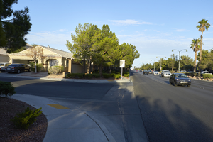 Residence on South Diamondback Drive near West Sahara Avenue looking east, Las Vegas, Nevada: digital photograph