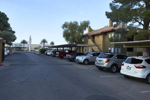 The Breakers apartments on West Sahara Avenue, Las Vegas, Nevada: digital photograph