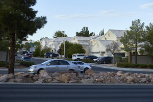 Residences on South Diamondback Drive near West Sahara Avenue looking north, Las Vegas, Nevada: digital photograph