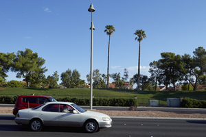 Canyon Gate Country Club on West Sahara Avenue west of South Durango Drive, Las Vegas, Nevada: digital photograph
