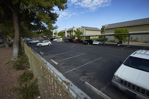 Allanza at the Lakes apartment complex in The Lakes, Las Vegas, Nevada: digital photograph