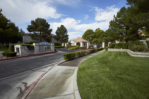Admiral's Point apartment complex in The Lakes, Las Vegas, Nevada: digital photograph