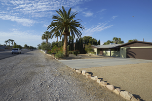 Different development pattern on South Torrey Pines Drive, Las Vegas, Nevada: digital photograph