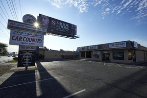 Business on West Sahara Avenue, Las Vegas, Nevada: digital photograph