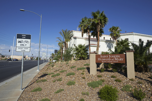 Saint Joseph, Husband of Mary Catholic Church on West Sahara Avenue, Las Vegas, Nevada: digital photograph