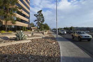 US Bank Center on West Sahara Avenue at Rancho Drive, Las Vegas, Nevada: digital photograph