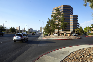 US Bank Center on West Sahara Avenue at Rancho Drive, Las Vegas, Nevada: digital photograph