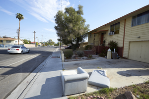 Single family housing on Richfield Boulevard looking north, Las Vegas, Nevada: digital photograph