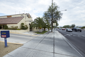 Los Tacos restaurant on West Sahara Avenue, Las Vegas, Nevada: digital photograph