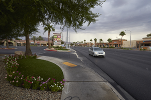 Winterwood Pavilion on Nellis Bouleavard and East Sahara Avenue looking east, Clark County, Nevada: digital photograph