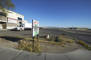 Commercial Center on East Sahara Avenue west of Maryland Parkway, Las Vegas, Nevada: digital photograph