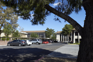 Park Sahara Office Center on East Sahara Avenue looking northwest, Las Vegas, Nevada: digital photograph