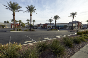 Sahara Pavilion North, looking north from West Sahara Avenue east of Decatur Boulevard, Las Vegas, Nevada: digital photograph
