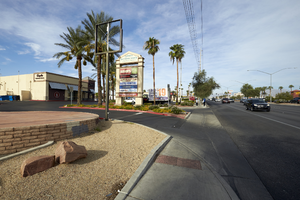The Sahara Pavilion South as seen from West Sahara Avenue near Decatur Boulevard looking west, Las Vegas, Nevada: digital photograph