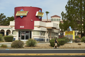 Chopstix Chinese Cuisine restaurant on Decatur Boulevard, Las Vegas, Nevada: digital photograph
