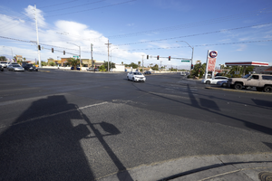The intersection of Lamb Boulevard and East Sahara Avenue, Las Vegas, Nevada: digital photograph