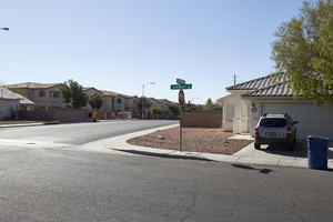Single family and mult-family development off East Sahara Avenue west of Tree Line Drive, looking southeast, Las Vegas, Nevada: digital photograph