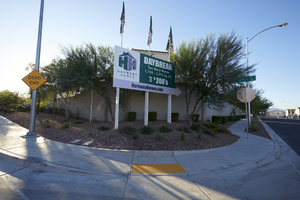 Last subdivision on East Sahara Avenue east of Hollywood Boulevard, looking southeast, Las Vegas, Nevada: digital photograph