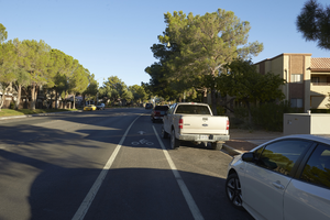 Grand Canyon Drive south of West Sahara Avenue, looking north, Las Vegas, Nevada: digital photograph