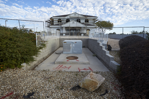 Future home of the Smith Plastic Surgery Institute on West Sahara Avenue east of Buffalo Drive, looking north, Las Vegas, Nevada: digital photograph