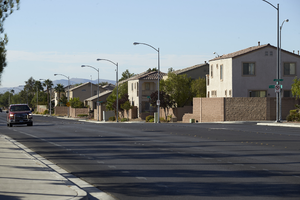 Home on Cimarron Road south of West Sahara Avenue,, Las Vegas, Nevada: digital photograph