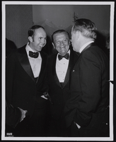 Photograph of Binion, Cannon, and another man smiling, Las Vegas, Nevada, 1970 to 1979