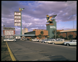The Thunderbird Hotel and marquee: photographic film
