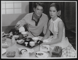 Vassili Sulich with a woman, image 002: photographic print