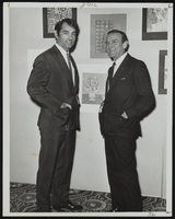 Vassili Sulich and a man, image 003: photographic print