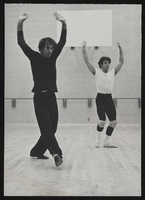 Vassili Sulich rehearsing with dance partner, image 005: photographic print